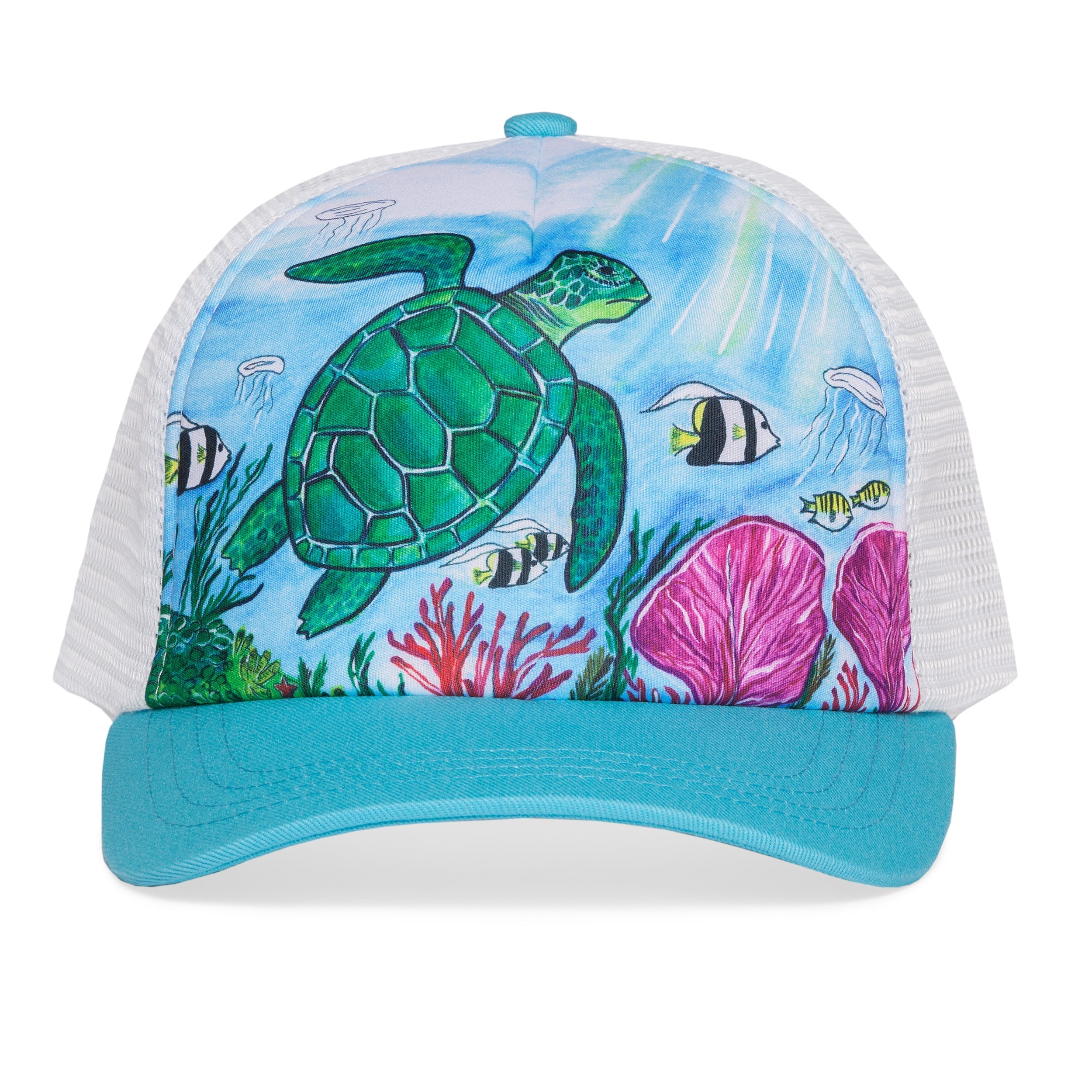 Kids' Sea Turtle Trucker - SALE Z4